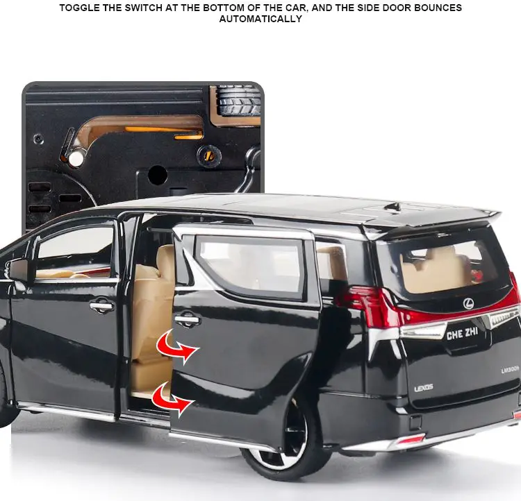 Lexus Lm Mpv Van 1/24 Diecast Model Araba