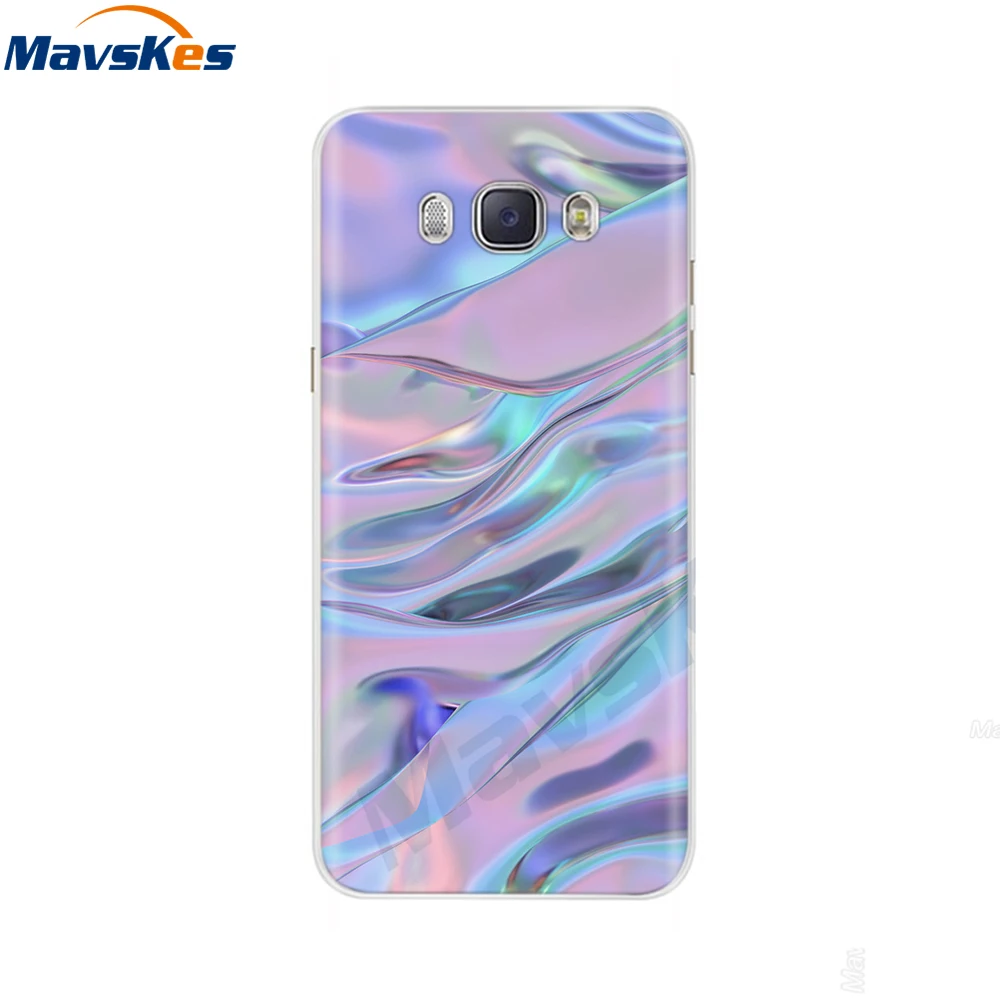 Силиконовый чехол для телефона для samsung Galaxy J7 J710 J710F чехол для samsung J7 Coque Etui бампер с принтом силиконовый чехол - Цвет: 43