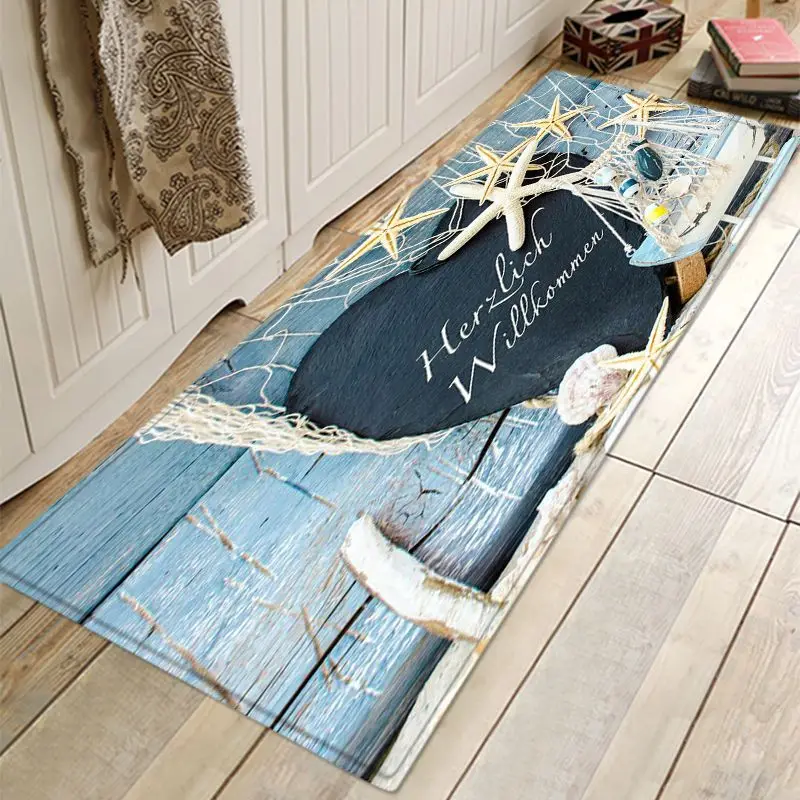 Flannel Super Soft Area Rug Printed Decorative Rectangle Floor Mat For Kitchen Living Dining Dorm Room Bedroom Home Decor MC