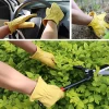 Leather Work Gloves Sheepskin Driving gloves Men Motorcycle Gardening Safety Protective Fruit Picking Gloves ► Photo 2/3