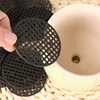 100PCS Flower Pot Hole Mesh Pad Round Bonsai Planter Bottom Grid Mat Drainage Netting Plant Ventilation Trays Garden Supplies 3