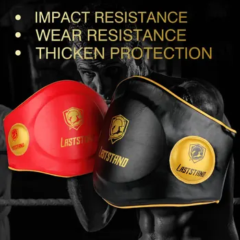 

LASTSTAND MMA Boxing Waist Target Thai TKD Belly Pad Stomach Protector Chest Body Shield Kick Martial Arts Abdomen Guard Trainer
