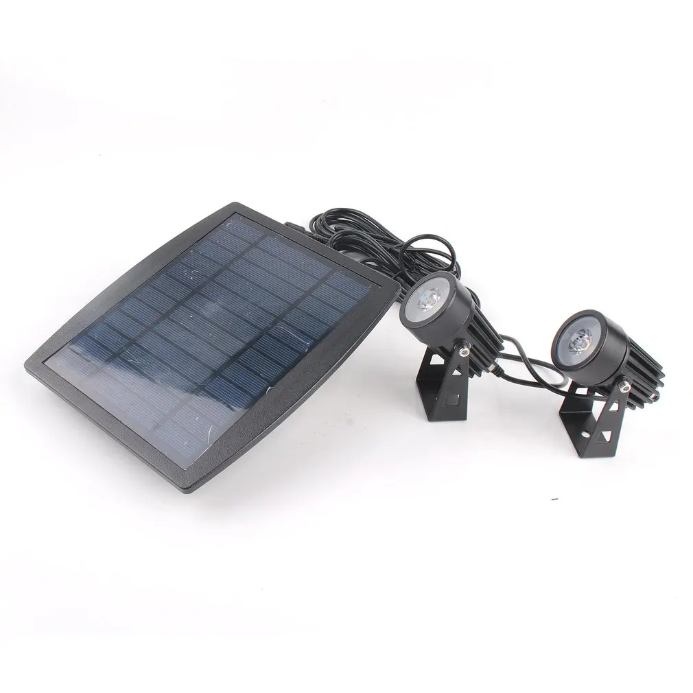 SL102 водонепроницаемый IP65 уличный садовый светодиодный светильник на солнечной батарее, супер яркость, садовый светильник, ландшафтный Точечный светильник s