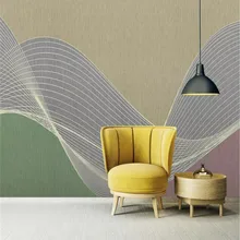 Профессиональные пользовательские обои настенные современные минималистичные абстрактные Твердые геометрические маленькие свежие стены спальни