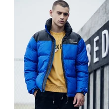 Европейский и американский популярный бренд, мужская одежда с хлопковой подкладкой, модное мужское пальто, зимняя куртка с хлопковой подкладкой, мужская куртка со стоячим воротником