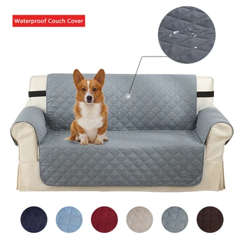 

Solid Color Sofa Seat Covers Elastic Sofa Cushion Cover Waterproof Slipcover Decoration Washable Non-slip Pet Couch Cover 1pc