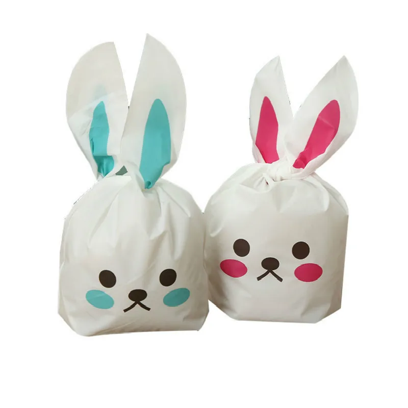 Пластиковый пакет для печенья с кроличьими ушками 50 шт. упаковка еды свадебной