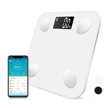 

Bluetooth Scales Floor Body Weight Bathroom Scale Smart Backlit Display Digital Scale Body Weight Body Fat Water Muscle Mass BMI