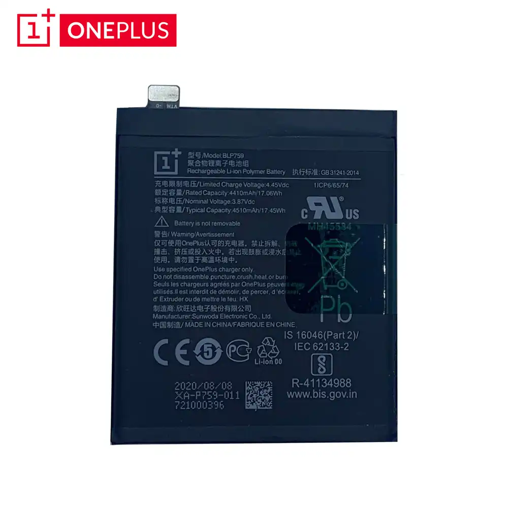 Original Oneplus 8 Pro One Plus 8pro Phone Battery Blp759 4510mah High Capacity Oneplus Mobile Phone Batteries Free Tools Akku Mobile Phone Batteries Aliexpress