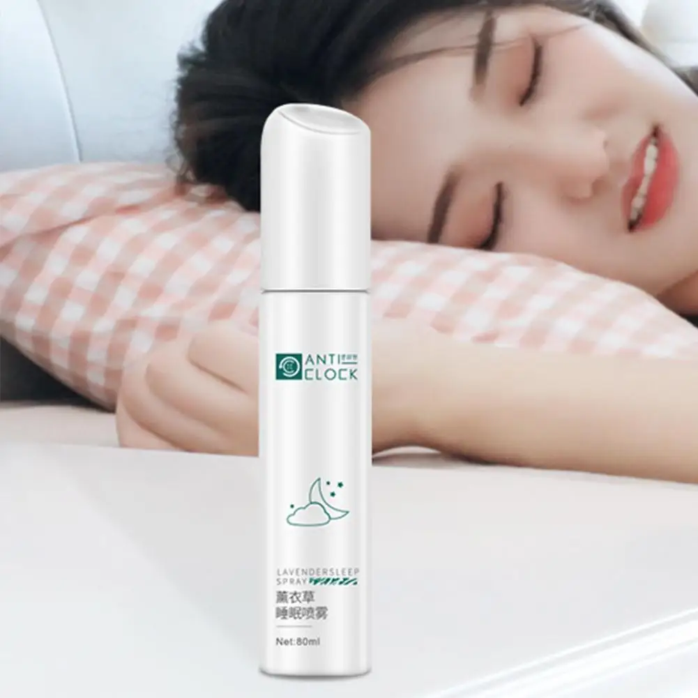 Essential Oil Lavender Deep Sleep Pillow Spray Insomnia Relieve Oil 80ml Anxiety Sleep Stress