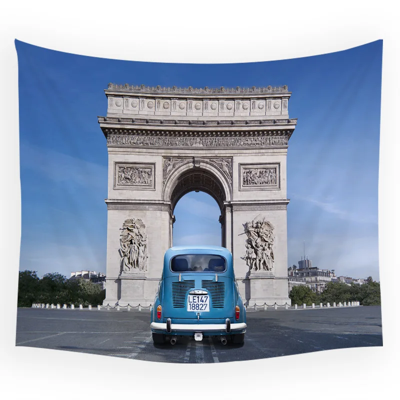Cities Paris Tour Eiffel Arc De Triomphe Poodles Bicycles Travel Trip