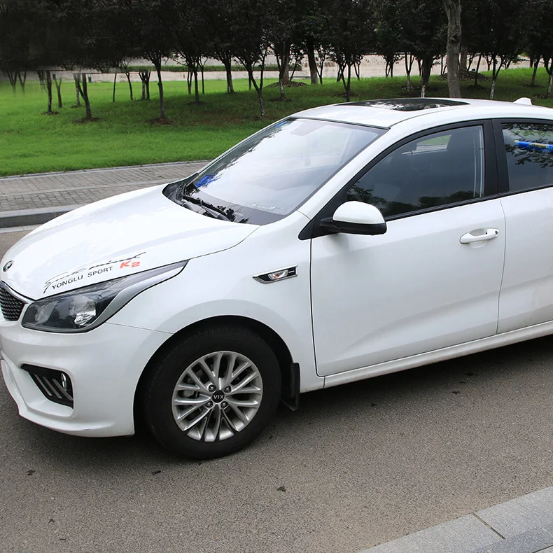 Lsrtw2017 Abs Автомобильная Поворотная фара крыла планки для Kia K2 Rio аксессуары для формовки интерьера
