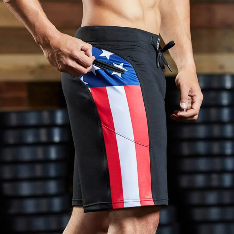 

Breathable Summer New Casual Quick-drying Shorts Men Solid Tight male Shorts gyms Fitness Jogger Men Running Sports Shorts