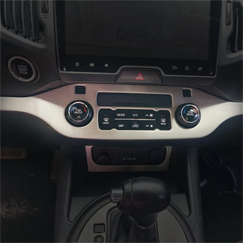 For Kia Sportage 2010-2017 Car Styling Accessories Interior AC Knob Panel Gear Shifter Decoration Cover Trim Stickers | Автомобили и