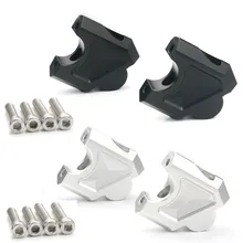 Для Honda CRF1000L мотоцикл руль подъемный комплект бар крепление зажим с адаптером черный серебристый