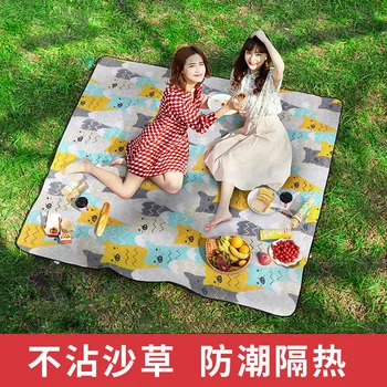 

Picnic Mat Outdoor Fashion Pad Open Country Portable Thick Water Picnic Cloth Outing Lawn Spring Outing Picnics Coaster
