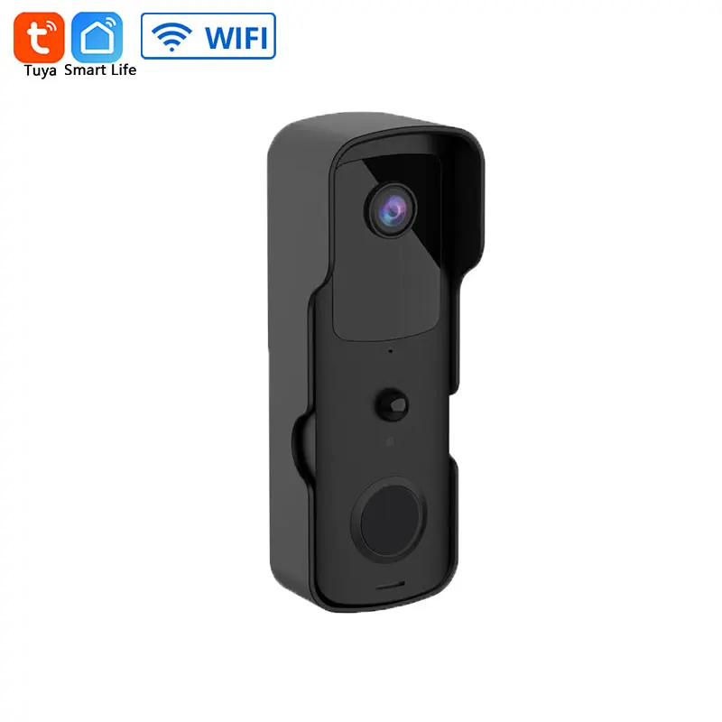 touch screen intercom 1080P WiFi Tuya Smart Video Doorbell IP54 Waterproof Camera Video Intercom Doorbell Two-Way Audio Works With Alexa Google Home video door phone Door Intercom Systems