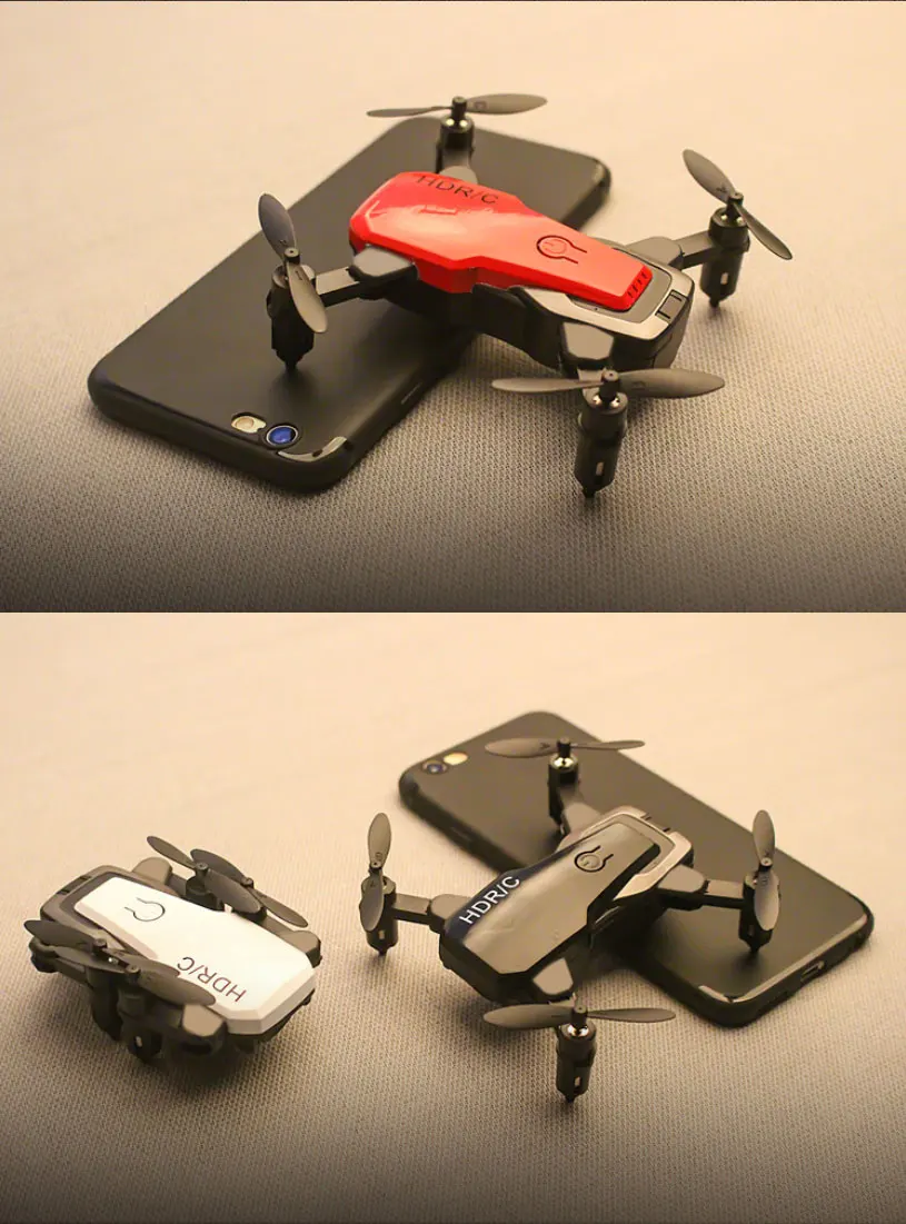 

HD Wide-angle Lens Folding Mini Drone Camera Real-time Transmission RC Helicopters Altitude Hold Quadcopter Children's Toys