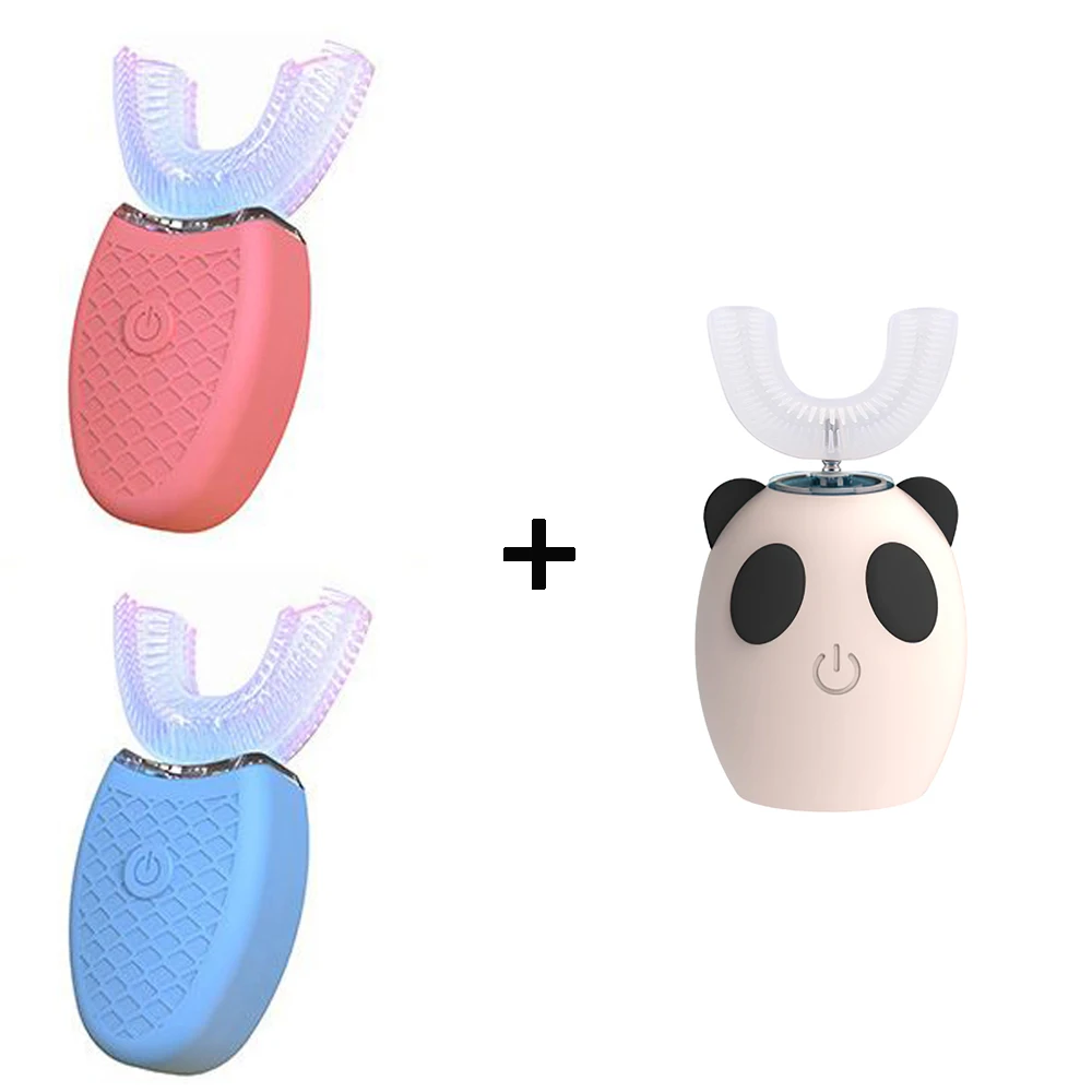 Ultrasonic Electric Toothbrush 360 Degree Automatic Toothbrush Cute