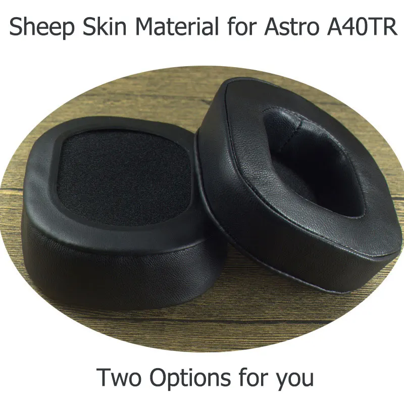 Replacement Leather Earpads Repair Parts for ASTRO A40TR Gaming Headset Ear Pad Headphones Earmuffs Cushion