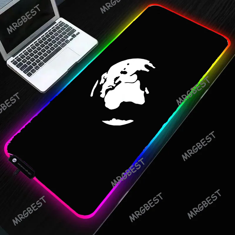 

RGB LED Mouse Pad Large Mause Pad USB Lighting Gaming Gamer Mouse-pad Keyboard Anti-slip Colorful Luminous for PC Big Mice Mat