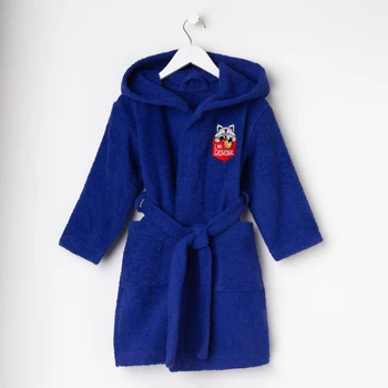

Terry dressing gown for children "Enotik", color blue, size 30