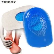 СЭБС половина стельки унисекс Уход за ногами подошвенный фасциит Achilles Tendonitis пятки Spur Pad обезболивающие фланелевые массажные вставки