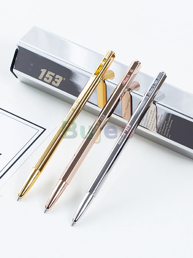 Original Korea Monami 0.7mm 153gold Plated Pen Body Jewel Pen Signature