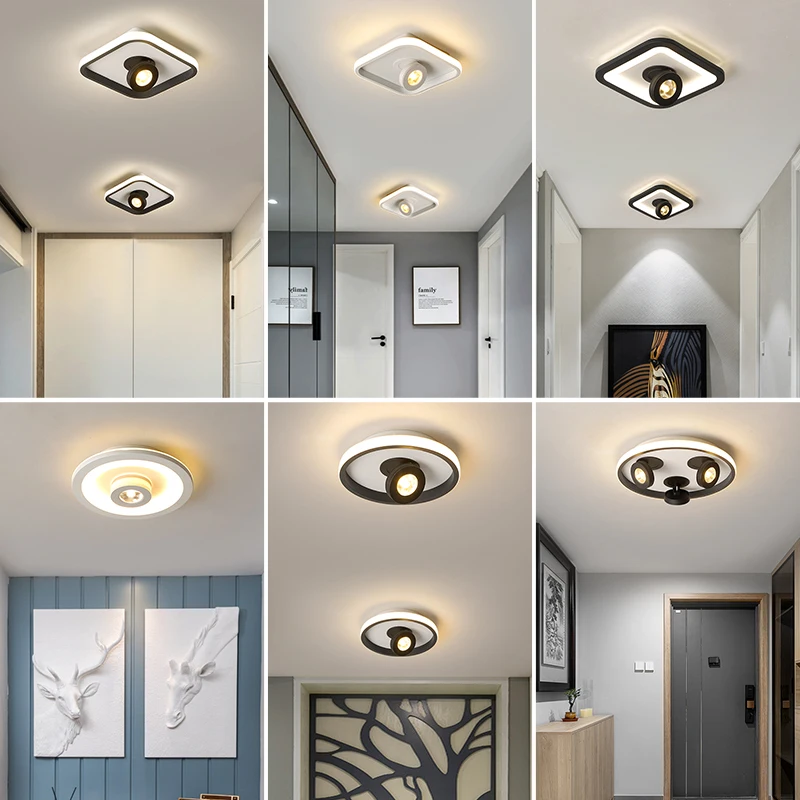 

Verllas Modern LED Ceiling Lights for bedroom bedside lamp corridor aisle balcony minimalist porch home LED ceiling Lamp