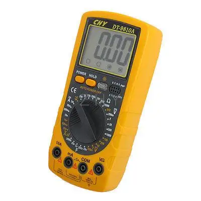 

LCD Display AC DC Voltmeter Ammeter Ohmmeter Digital Multimeter DT-9810A
