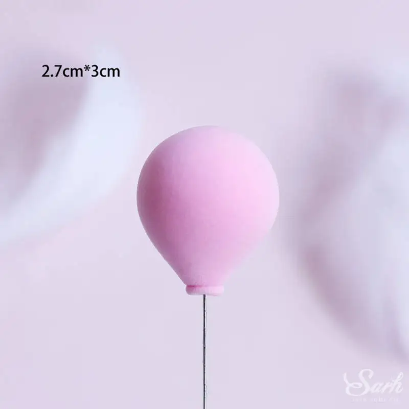 5pc pink balls Длинное платье большая принцесса украшение Баннер Золотая Корона Топпер для торта «С Днем Рождения» для свадебной вечеринки невесты принадлежности для выпечки подарки - Цвет: 5pc pink balls
