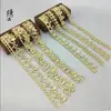 2 Yards High quality pretty gold lace trim braid lace fabric DIY garment accessories skirt cutout embroidery lace trim ► Photo 3/5