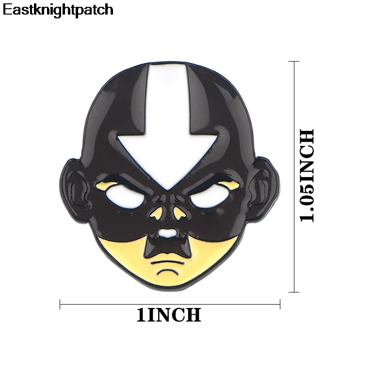 Панк аватар металлические эмалированные булавки и броши для женщин и мужчин нагрудные булавки рюкзак сумки значок дети подарки Ювелирные изделия E0940