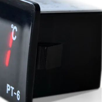 

LED Car Thermometer Embedded Home Desk Table 12V Humidity Indoor Outdoor