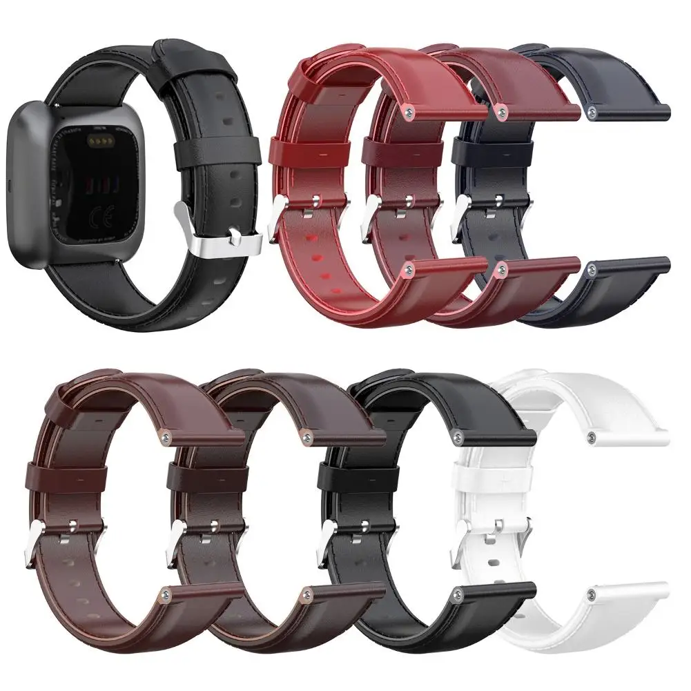 

Faux Leather Band Replacement Watch Band Wrist Strap smart Accessories Wrist Replacement Bracelet Belt for Fitbit Versa 2 Lite