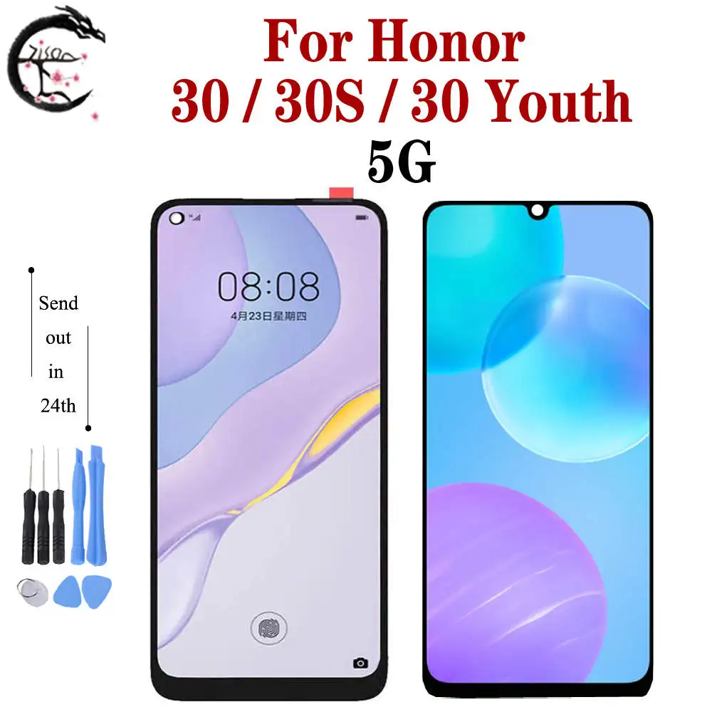 Для Honor 30 5G LCD BMH-AN10 дисплей для Honor 30S CDY-AN90 LCD 30 Youth Screen Touch дигитайзер в сборе для Honor 30 Lite LCD