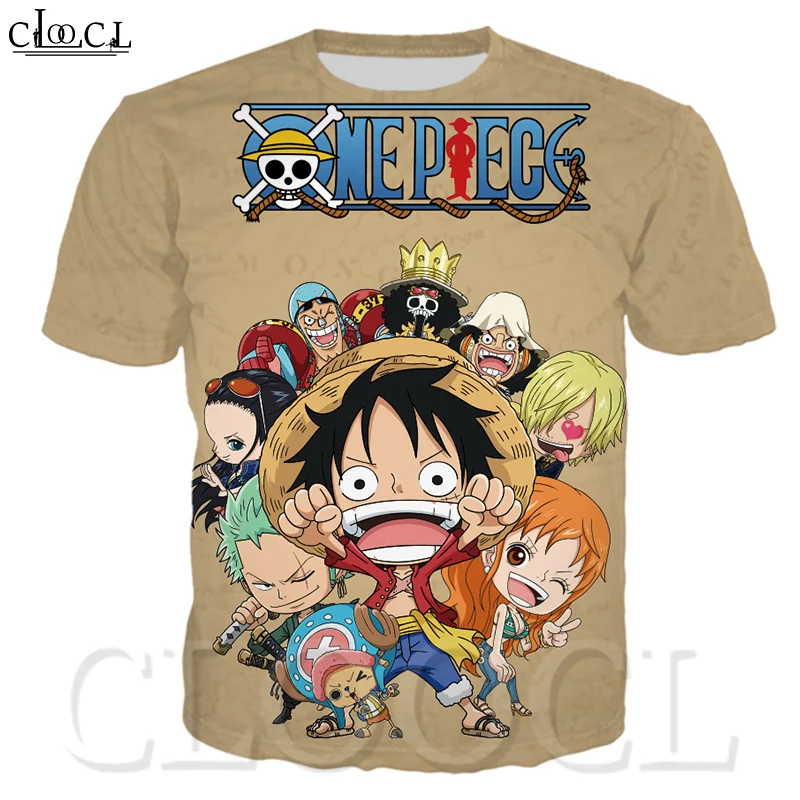 Футболка аниме популярная One Piece Luffy японская Мужская футболка 3D печатные