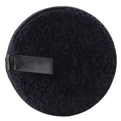 Eco - Friendly Reusable Makeup Remover Pads - Soft Cotton Microfiber Cleansing Sponges (Black)