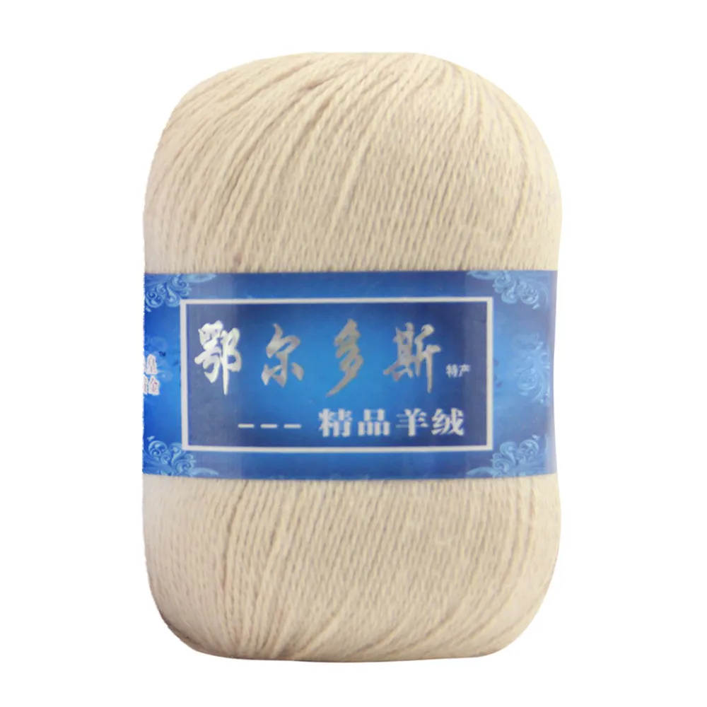 1 шт., мягкая кашемировая пряжа, ручная вязка, Монгольская шерстяная пряжа для самостоятельного плетения, шерстяная пряжа - Цвет: C