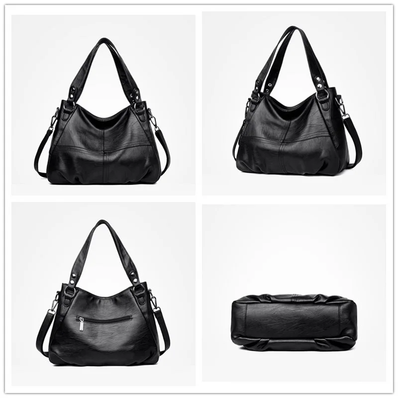 сумка женская 2020 тренд женские сумки большая чёрная на плечо|Сумки с ручками| |
