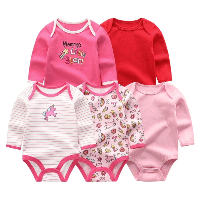 Infant Girl Pajamas Set Baby Boy Sleeper Clothes Newborn Gown Romper Long Sleeve 100% Cotton Toddler Bodysuits Sleepsuit Outfits