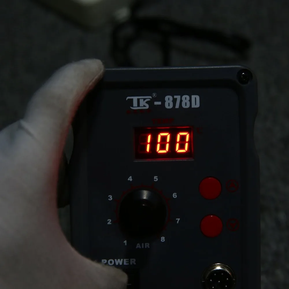 TAIKD цифровая паяльная станция горячий воздух воздуходувка Сварка тепловой пушкой паяльник инструмент для ремонта часов мобильного телефона