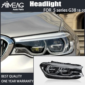 

Made For BMW 5 Series G38 Headlight Assemblies 18-20 HID Xenon Beam Projector LED DRL