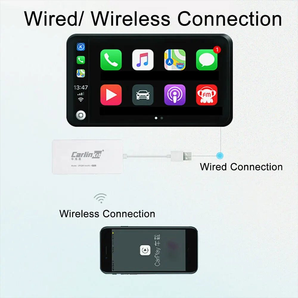 Carlinkit Carplay A3, беспроводной адаптер для Apple Carplay, Android, Автомобильный ключ для Iphone, автомобильный, wifi, Bluetooth, MIMI, зеркальная связь