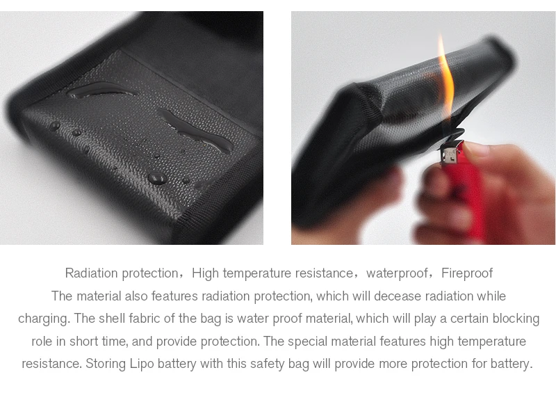 Для DJI Mavic mini Drone Lipo чехол батареи Взрывозащищенная безопасная сумка для хранения противопожарная защитная коробка радиационная защита