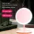 LED Зеркало Для Макияжа Туалетный Столик Зеркало Красоты Зеркало Для Макияжа Заполняющий Свет Зеркало Для Лица Регулируемое Сенсорное Затемнение Стол Стол Зеркало