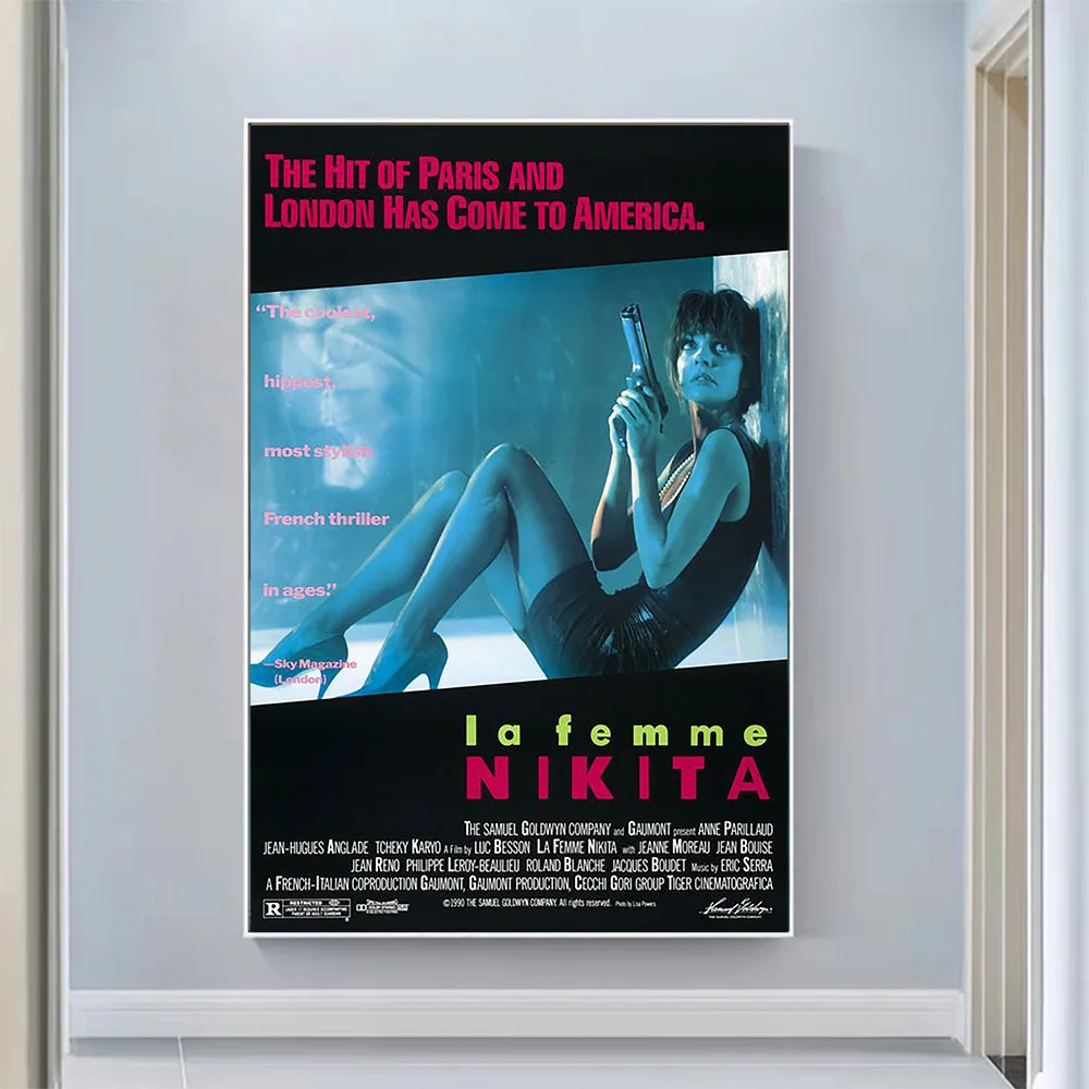 V0839 La Femme Nikita Vintage Classic Movie Wall Silk Cloth Hd Poster Art Home Decoration Gift