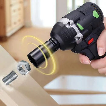 

110-240V 630N.M 288V Cordless Electric Impact Wrench W/ 19800mAH Battery