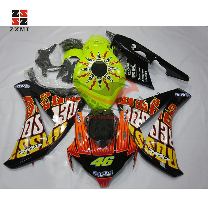 ZXMT ABS Литье под давлением обтекатель комплект для Honda CBR1000RR 2008-2011 кузов крышка бака сиденье хомут Оранжевый Красный Зеленый Желтый Черный