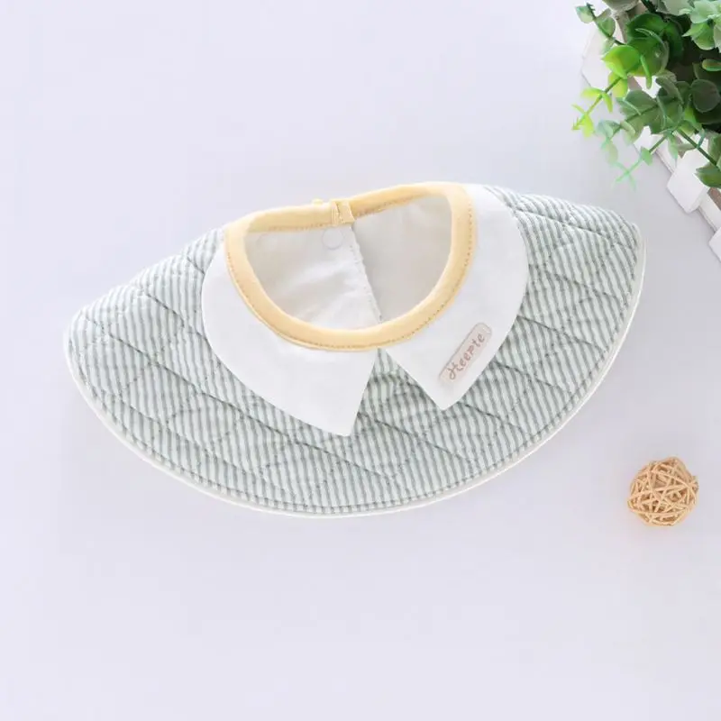

Cute Fake Collar Baby Waterproof Bib Kids Infant Lunch Apron Soft Saliva Towel Avoid Dirty Clothes Toddler Eating Accessory